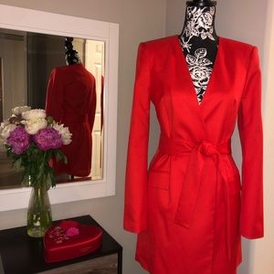 Red Zara Tie Wrap Dress (BRAND NEW with Tags)